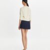 Pick Stitch Pleated Skirt