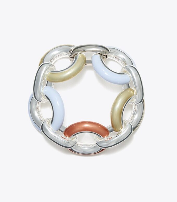 Pierced Chain Bracelet