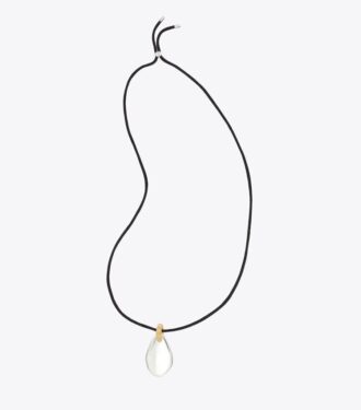 Pierced Large Pendant Necklace