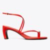 Pierced Multi-Strap Heeled Sandal