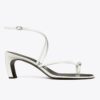 Pierced Multi-Strap Heeled Sandal