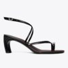 Pierced Multi-Strap Heeled Sandal