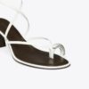 Pierced Multi-Strap Heeled Sandal