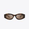 Pierced Oval Sunglasses