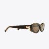 Pierced Oval Sunglasses