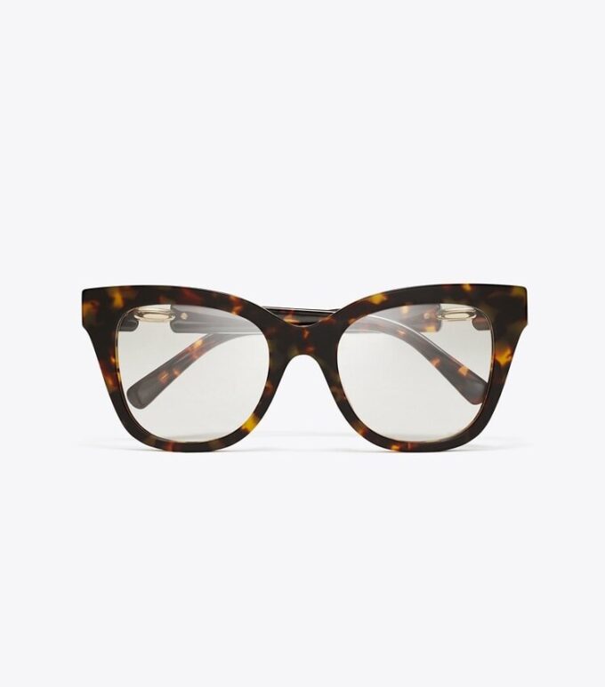 Pierced Oversized Cat-Eye Eyeglasses Pierced Oversized Cat-Eye Eyeglasses