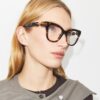 Pierced Oversized Cat-Eye Eyeglasses Pierced Oversized Cat-Eye Eyeglasses