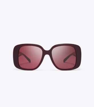 Pierced Oversized Square Sunglasses