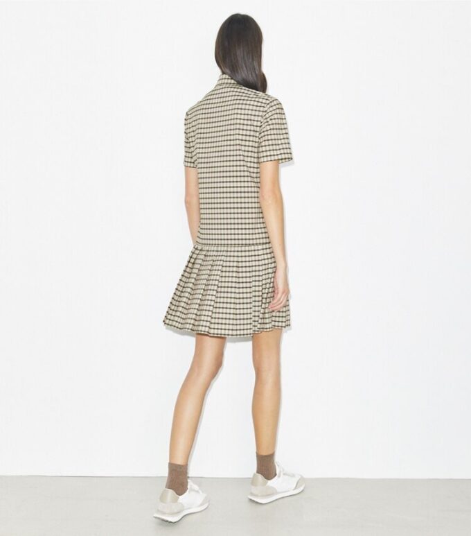 Plaid Drop-Waist Pleated Golf Dress Plaid Drop-Waist Pleated Golf Dress