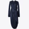 Pleated Draped Viscose Dress Pleated Draped Viscose Dress
