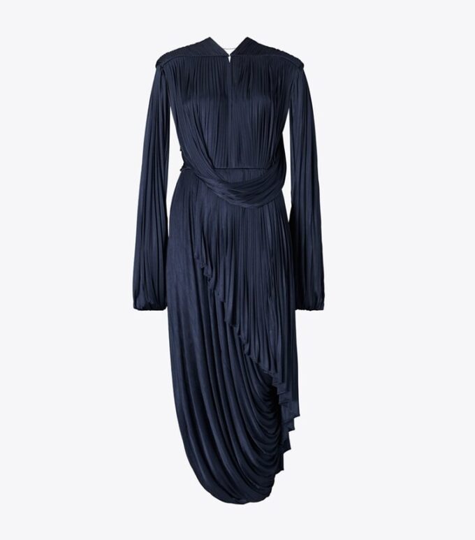 Pleated Draped Viscose Dress Pleated Draped Viscose Dress