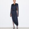 Pleated Draped Viscose Dress Pleated Draped Viscose Dress
