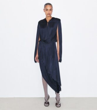 Pleated Draped Viscose Dress Pleated Draped Viscose Dress
