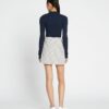 Pleated-Front Twill Golf Skirt