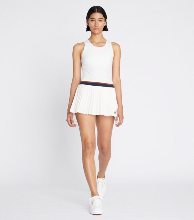 Pleated Mini Tennis Skirt