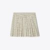 Pleated Printed Tennis Skirt