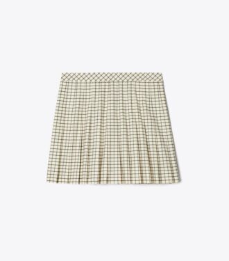 Pleated Printed Tennis Skirt