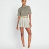 Pleated Printed Tennis Skirt