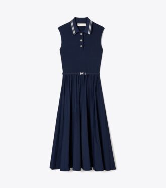 Pleated Viscose Dress