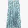 Pleated Viscose Skirt Pleated Viscose Skirt