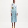 Pleated Viscose Skirt Pleated Viscose Skirt