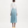 Pleated Viscose Skirt Pleated Viscose Skirt