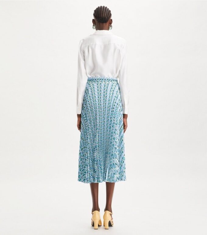 Pleated Viscose Skirt Pleated Viscose Skirt