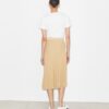 Pleated Viscose Skirt