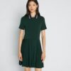 Pleated Zip-Front Golf Dress Pleated Zip-Front Golf Dress