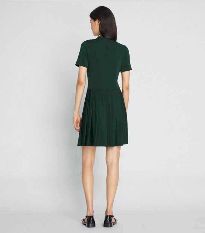 Pleated Zip-Front Golf Dress Pleated Zip-Front Golf Dress
