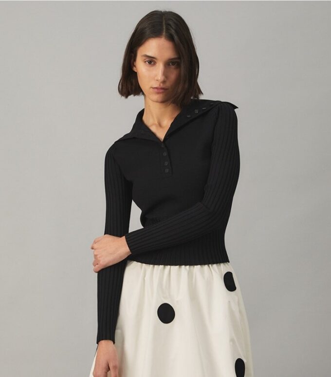Polo Button Sweater