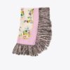 Porcelain Floral Silk Square Scarf Porcelain Floral Silk Square Scarf
