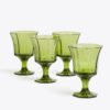 Pressed-Glass Water Glass, Set Of 4 Pressed-Glass Water Glass, Set Of 4