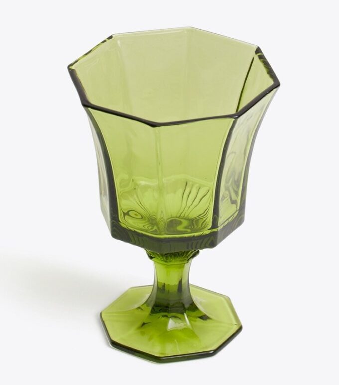 Pressed-Glass Water Glass, Set Of 4 Pressed-Glass Water Glass, Set Of 4
