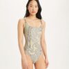 Printed Clip Tank Swimsuit Printed Clip Tank Swimsuit