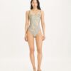Printed Clip Tank Swimsuit Printed Clip Tank Swimsuit
