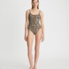 Printed Clip Tank Swimsuit Printed Clip Tank Swimsuit