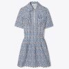 Printed Cotton Poplin Dress