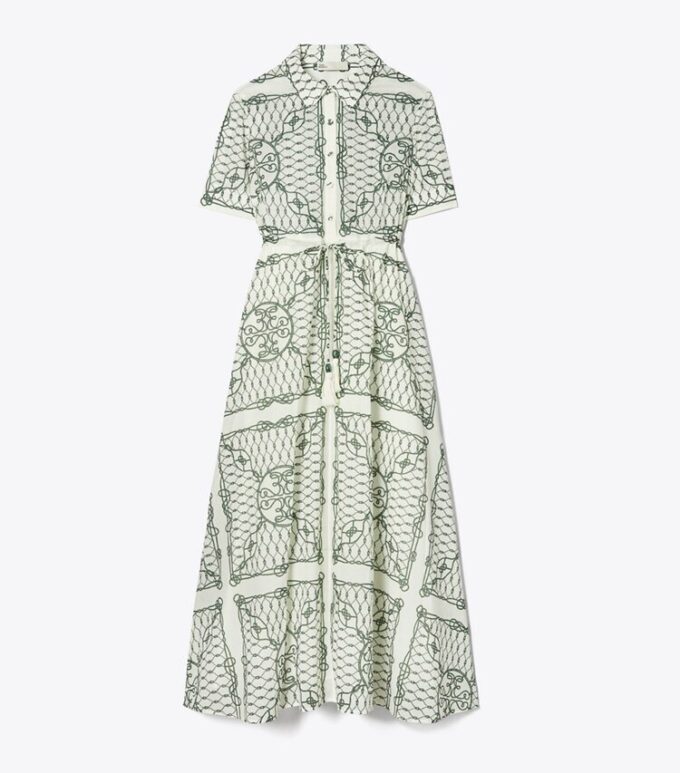 Printed Cotton Shirtdress Printed Cotton Shirtdress