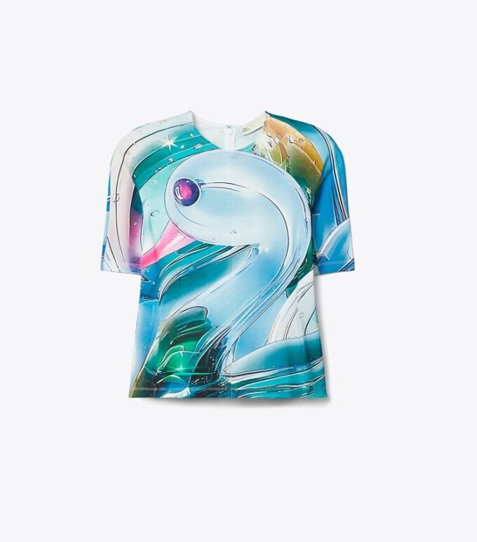 Printed Cotton T-Shirt Printed Cotton T-Shirt