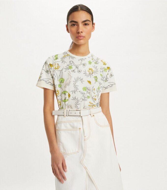 Printed Cotton T-Shirt Printed Cotton T-Shirt