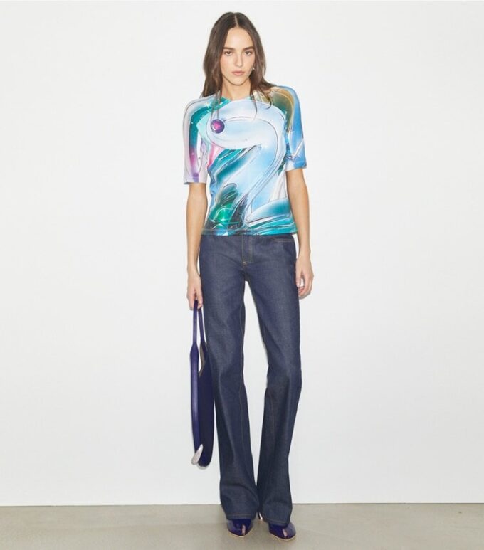 Printed Cotton T-Shirt Printed Cotton T-Shirt
