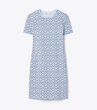 Printed Cotton T-Shirt Dress