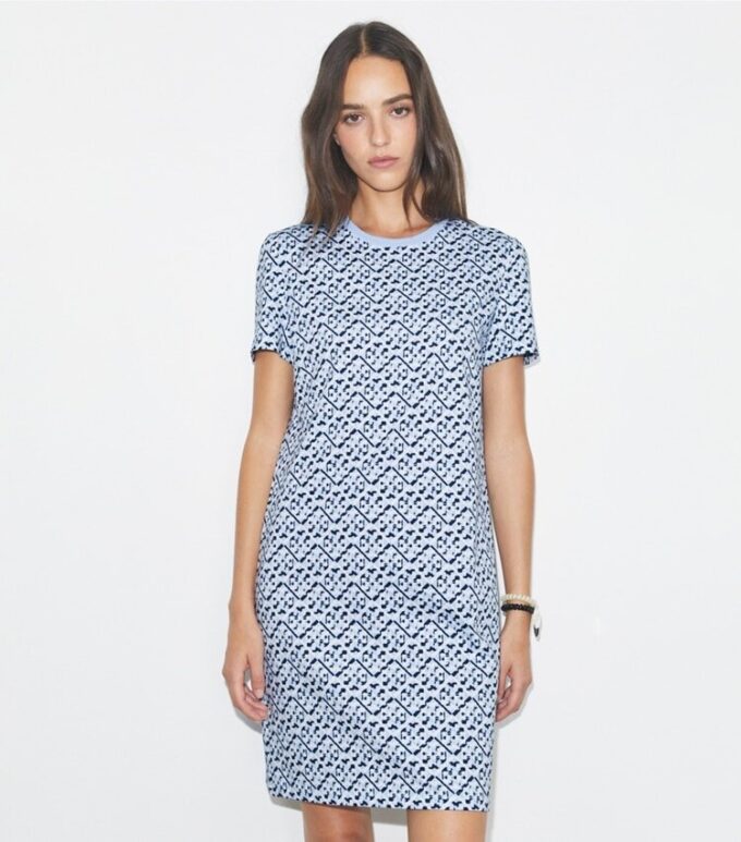 Printed Cotton T-Shirt Dress Printed Cotton T-Shirt Dress