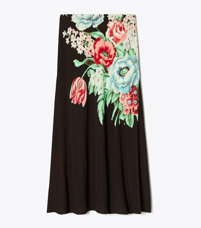 Printed Jersey Skirt