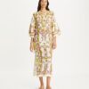 Printed Linen Gauze Caftan Printed Linen Gauze Caftan