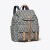 Printed Nylon Flap Backpack Printed Nylon Flap Backpack