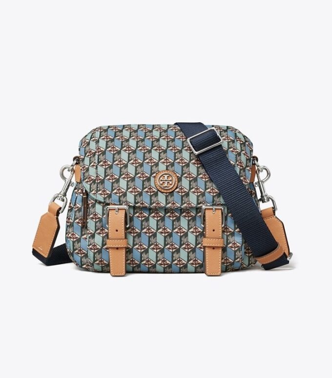 Printed Nylon Small Messenger