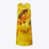 Printed Organza Dress