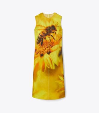 Printed Organza Dress